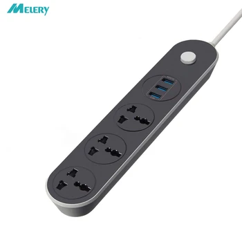 Multiple Power Strip Surge Protector Universal Outlets 3 Way AC Ground Plug Socket with USB Ports Charger 5.2ft Extension Cord
Multiple Power Strip Surge Protector Universal Outlets 3 Way AC Ground Plug Socket with USB Ports Charger 5.2ft Extension Cord