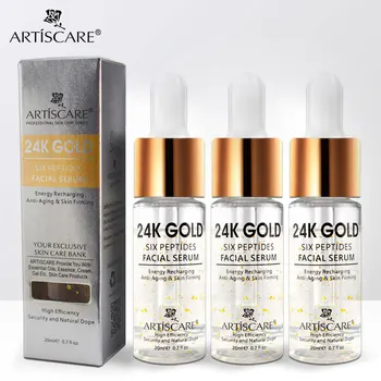ARTISCARE 24k Gold Six Peptides Face Serum 20ml Anti Wrinkle Anti Aging Hyaluronic Acid Essence Whitening Facial Skin Care 3pcs
ARTISCARE 24k Gold Six Peptides Face Serum 20ml Anti Wrinkle Anti Aging Hyaluronic Acid Essence Whitening Facial Skin Care 3pcs