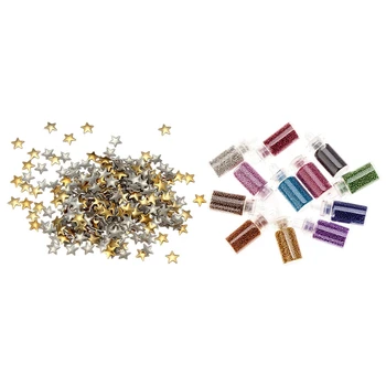Decorations Nail Art Kit Mini Caviar Beads & Nail Art Glitter In 12 Assorted Color & Nail Art 250 Pieces Gold & Silver 5mm Star 
Decorations Nail Art Kit Mini Caviar Beads & Nail Art Glitter In 12 Assorted Color & Nail Art 250 Pieces Gold & Silver 5mm Star
