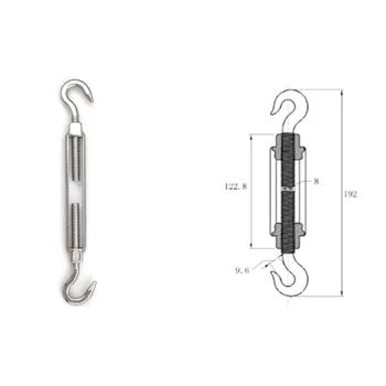 40pcs Sun Shade Sail Hardware Kit For Outdoor Patio Sun Shade Canopy Stainless Steel W/Turnbuckle/Pad Eye/Snap Hook
40pcs Sun Shade Sail Hardware Kit For Outdoor Patio Sun Shade Canopy Stainless Steel W/Turnbuckle/Pad Eye/Snap Hook