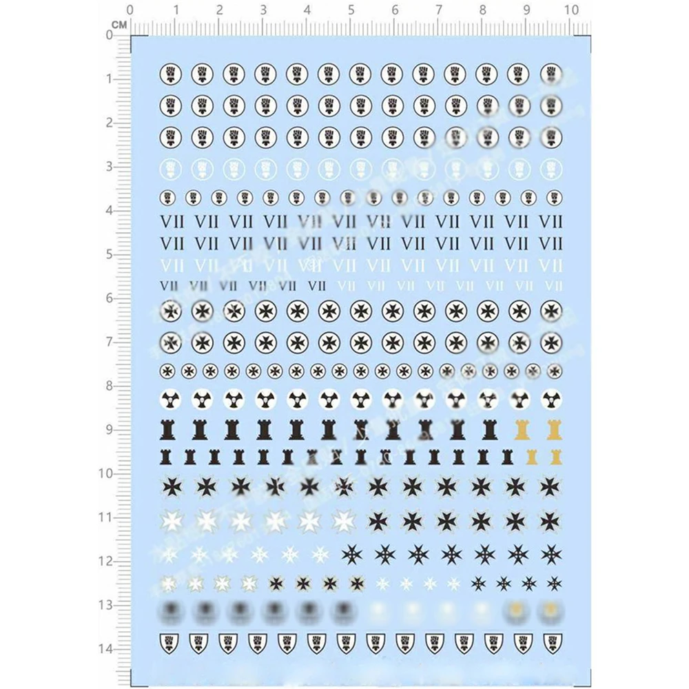 Detail Up Universal Warhammer 40K Blood Ravens Badge Model Water Slide