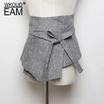 WKOUD EAM 2020 New Gray Color Irregular Bandage Wide Corset Belt For Women Suit Cloth Popular Fashion Waistband Tide PF458
WKOUD EAM 2020 New Gray Color Irregular Bandage Wide Corset Belt For Women Suit Cloth Popular Fashion Waistband Tide PF458