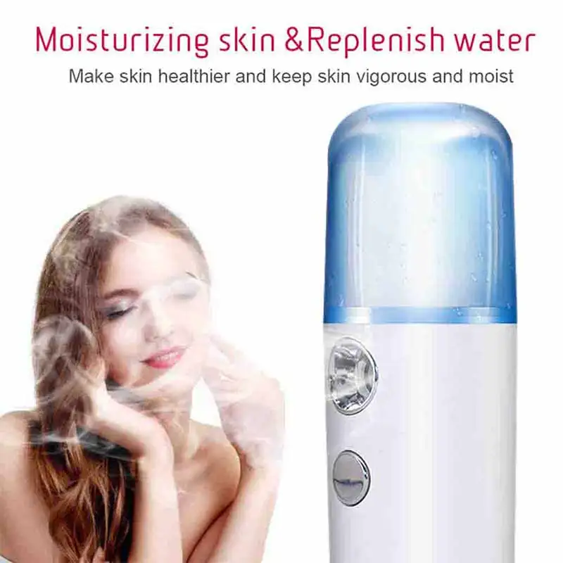 Mini Nano USB Facial Sprayer Cooling Mist Sprayer Moisturizing Facial Humidifier Anti-aging Wrinkles Exquisite Beauty Skin
Mini Nano USB Facial Sprayer Cooling Mist Sprayer Moisturizing Facial Humidifier Anti-aging Wrinkles Exquisite Beauty Skin