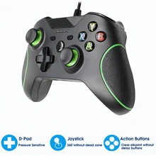Wired Game Controller Smart Video Gamepad Joystick Smartphone Gaming Controller Compatible Laptop Desktop PC for Xbox One
Wired Game Controller Smart Video Gamepad Joystick Smartphone Gaming Controller Compatible Laptop Desktop PC for Xbox One