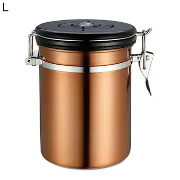 1.5/1.8L Durable big can food Damp Proof Coffee Bean Tea Container Vent Valve Stainless Steel Box Storage Jar tank
1.5/1.8L Durable big can food Damp Proof Coffee Bean Tea Container Vent Valve Stainless Steel Box Storage Jar tank