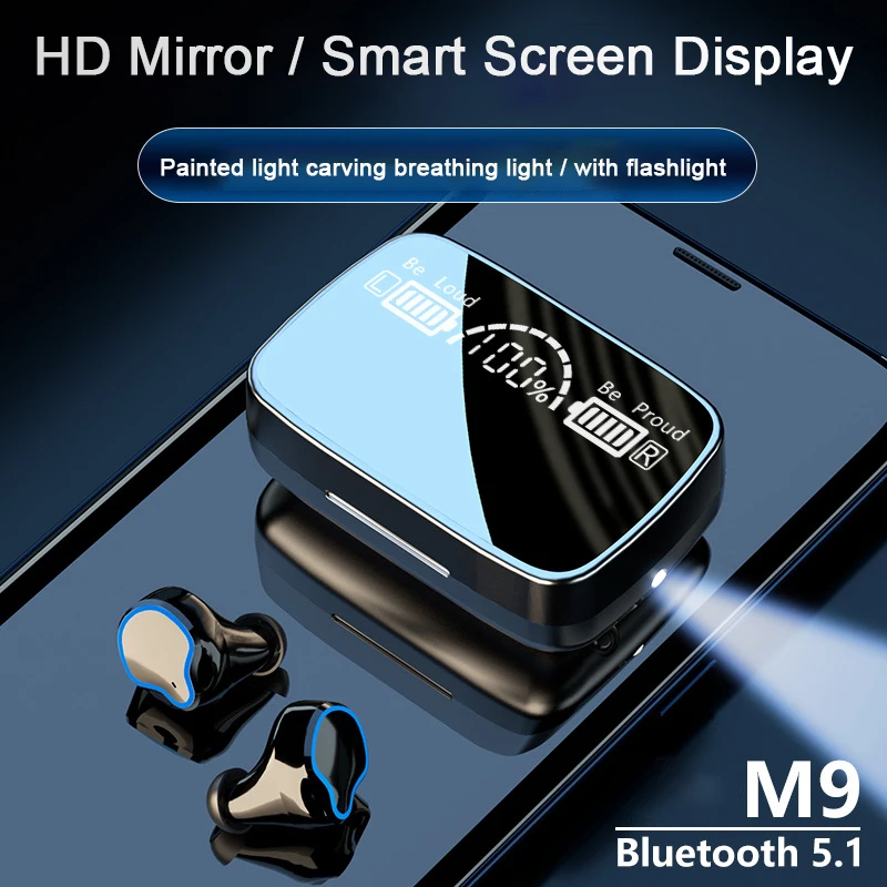 Original TWS Wireless subwoofer headset mirror waterproof headset noise Reduction Bluetooth Volume Control Earplugs Charging Box
Original TWS Wireless subwoofer headset mirror waterproof headset noise Reduction Bluetooth Volume Control Earplugs Charging Box