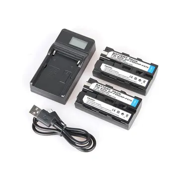 NP-F550/570 Rechargeable Lithium Battery Pack + USB Single Camera Battery Charger With LCD Display Screen USB Cable 
NP-F550/570 Rechargeable Lithium Battery Pack + USB Single Camera Battery Charger With LCD Display Screen USB Cable