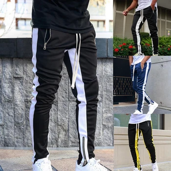 2019 New Men Jogger Pants Casual Zipper Sports Running Fitness Trousers Men Gym Fitness Sports Jogger Pants Outdoor Streetwears
2019 New Men Jogger Pants Casual Zipper Sports Running Fitness Trousers Men Gym Fitness Sports Jogger Pants Outdoor Streetwears