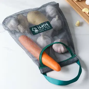 Fruit Vegetable Garlic Hanging Shopping Bag Eco-friendly Resuable Mesh Bag Kitchen Storage Net Shopping Handbag
Fruit Vegetable Garlic Hanging Shopping Bag Eco-friendly Resuable Mesh Bag Kitchen Storage Net Shopping Handbag
