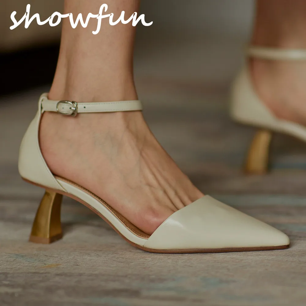 Women's genuine leather thin high heel ankle strap summer elegant ladies dress sandals pointed toe female slim pumps shoes women
Women's genuine leather thin high heel ankle strap summer elegant ladies dress sandals pointed toe female slim pumps shoes women