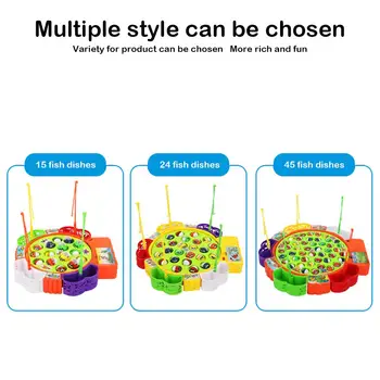 Children's Electric Fishing Toys Rotating Angling Plate Set Educational Parent-Child Interactive Toys
Children's Electric Fishing Toys Rotating Angling Plate Set Educational Parent-Child Interactive Toys