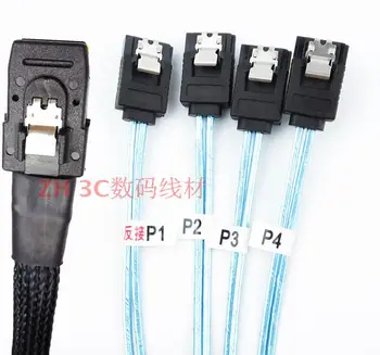 New SATA to SFF8087 Reverse Mini SAS Line Reverse Hard Disk Backplane to Motherboard Data Line 1 Meter
New SATA to SFF8087 Reverse Mini SAS Line Reverse Hard Disk Backplane to Motherboard Data Line 1 Meter