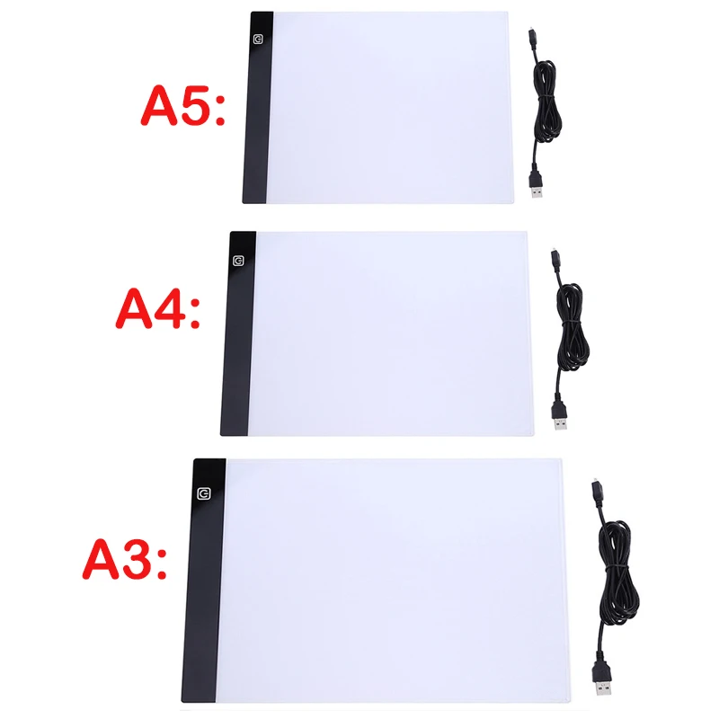 A3/A4/A5 Diamond painting kits LED Graphic Tablet Writing Light Box Tracing Board Copy Pads Digital Tablet Copy Table LED light
A3/A4/A5 Diamond painting kits LED Graphic Tablet Writing Light Box Tracing Board Copy Pads Digital Tablet Copy Table LED light