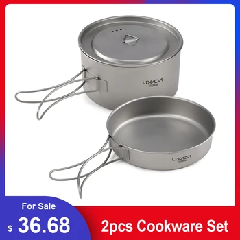 Lixada 2pcs Camping Cookware Set Camping Pot Outdoor Pan Outdoor Cooking Picnic Tableware with Foldable Handles Mesh Sack
Lixada 2pcs Camping Cookware Set Camping Pot Outdoor Pan Outdoor Cooking Picnic Tableware with Foldable Handles Mesh Sack