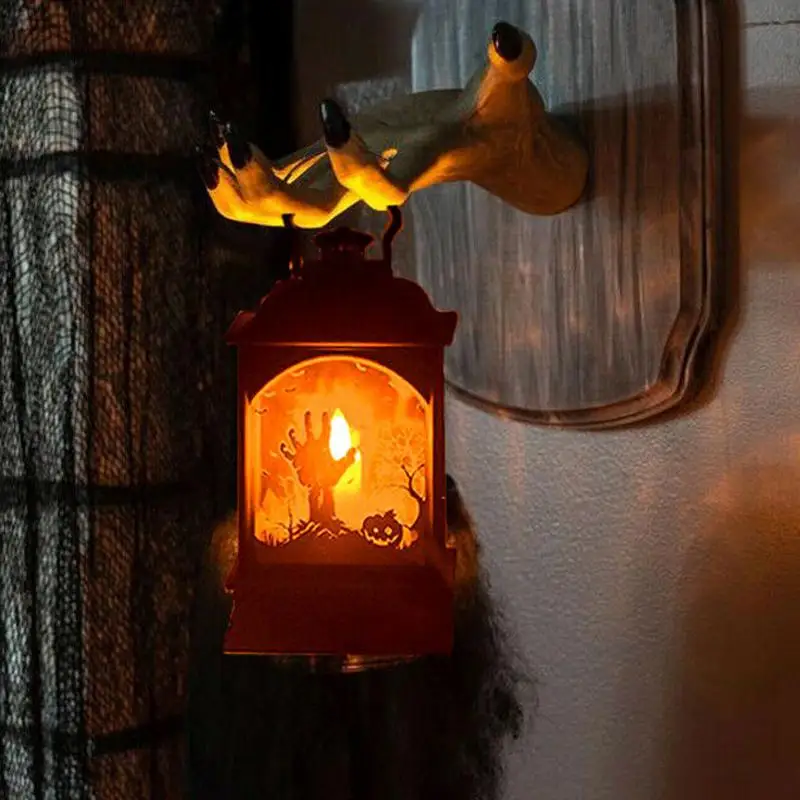 Hanging Lantern Pumpkin Castle Light LED Lantern Halloween Plastic Creative Vintage Kids Party Lamp Skull Witch Props
Hanging Lantern Pumpkin Castle Light LED Lantern Halloween Plastic Creative Vintage Kids Party Lamp Skull Witch Props