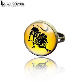 Luwellever 3382 Zodiac Fashion Adjustable Bronze Ring 30mm Round Glass Rings Charm Jewelry For Unisex Teenagers Gift
Luwellever 3382 Zodiac Fashion Adjustable Bronze Ring 30mm Round Glass Rings Charm Jewelry For Unisex Teenagers Gift