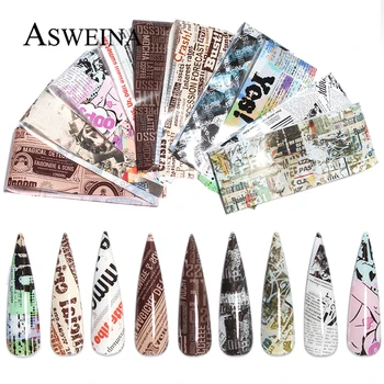 10 Design/Set Nail Foil Stickers Flower Leaf Tree Summer Mix Florals Retro Alphabet Transfer Decals Nail Art Accessories
10 Design/Set Nail Foil Stickers Flower Leaf Tree Summer Mix Florals Retro Alphabet Transfer Decals Nail Art Accessories