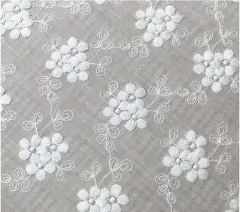 Retro Flower Cotton Lace Fabric In Off White For Curtains, Bridal Supplies, Photography Prop, Flower Girl Dress 
Retro Flower Cotton Lace Fabric In Off White For Curtains, Bridal Supplies, Photography Prop, Flower Girl Dress