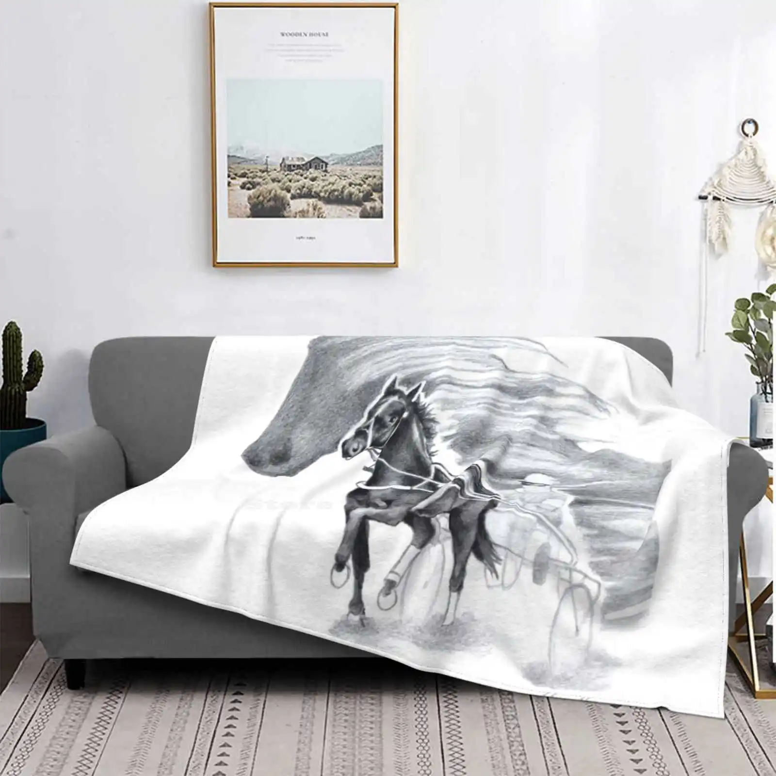 Trotting Up A Low Price New Print Novelty Fashion Soft Warm Blanket Trotter Harness Racing Equine Horse Standardbred
Trotting Up A Low Price New Print Novelty Fashion Soft Warm Blanket Trotter Harness Racing Equine Horse Standardbred