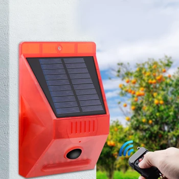 Solar Sound Alert Flash Warning Sound Light Alarm Motion Sensor Siren Strobe Security Alarm System for Farm
Solar Sound Alert Flash Warning Sound Light Alarm Motion Sensor Siren Strobe Security Alarm System for Farm
