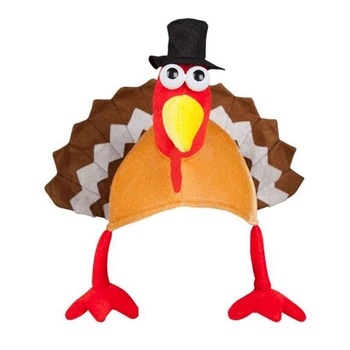 Novelty Xmas Turkey Thanksgiving Hat with Head, Legs and Tail Fancy Dress Accessory
Novelty Xmas Turkey Thanksgiving Hat with Head, Legs and Tail Fancy Dress Accessory