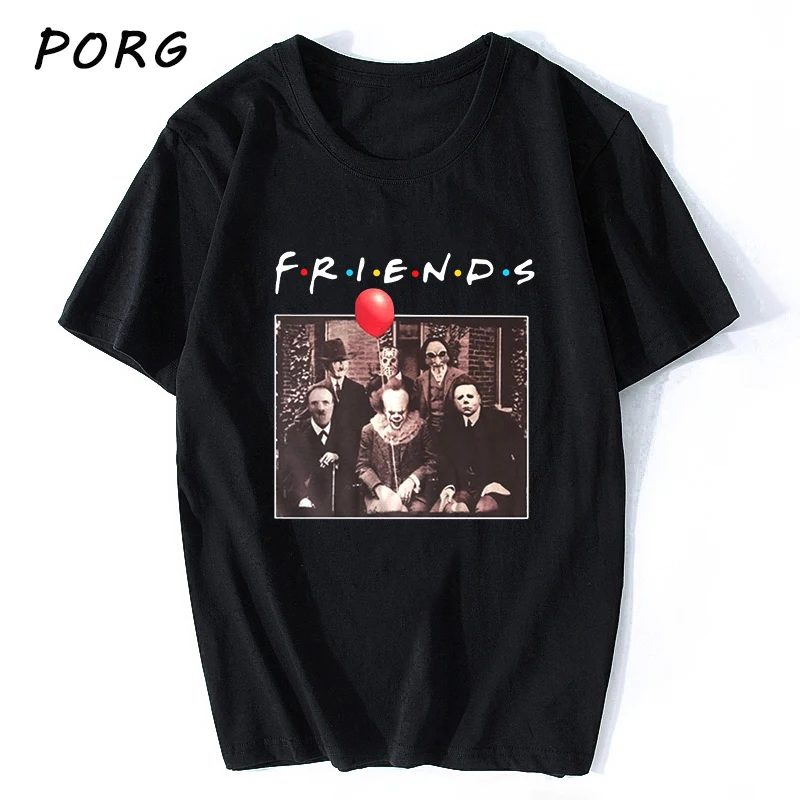 Horror Pennywise Friends Michael Myers Jason Voorhees Halloween Men T-Shirt Cotton100% Matching Unisex T-Shirt Tee Shirt Homme
Horror Pennywise Friends Michael Myers Jason Voorhees Halloween Men T-Shirt Cotton100% Matching Unisex T-Shirt Tee Shirt Homme