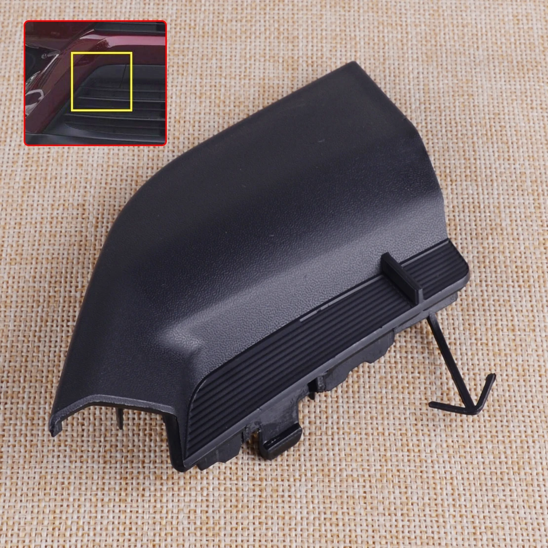 DWCX 11.3x8 cm Black Plastic Front Right Bumper Tow Hook Eye Cover Cap Fit For Toyota RAV4 EU 2016 2017 2018
DWCX 11.3x8 cm Black Plastic Front Right Bumper Tow Hook Eye Cover Cap Fit For Toyota RAV4 EU 2016 2017 2018