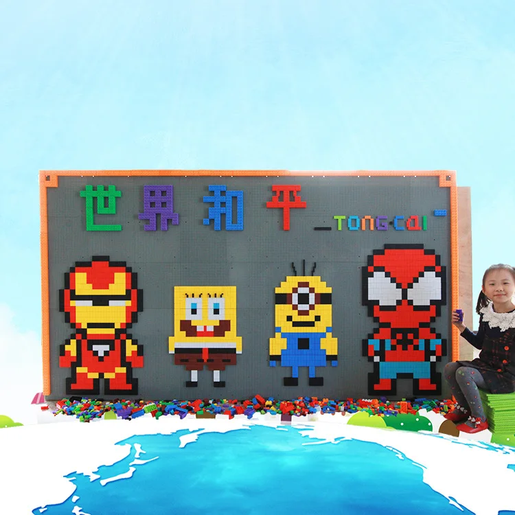 Educational Small Particles Wall Household Kindergarten Building Blocks Wall Compatible Small Particles Bottom Plate 3m Glue Nai
Educational Small Particles Wall Household Kindergarten Building Blocks Wall Compatible Small Particles Bottom Plate 3m Glue Nai
