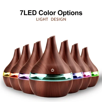 300ML USB Air Humidifier Diffuser Essential Aroma Oil Diffuser Ultrasonic Wood Grain Humidifier Mini Home Mist Maker LED Light
300ML USB Air Humidifier Diffuser Essential Aroma Oil Diffuser Ultrasonic Wood Grain Humidifier Mini Home Mist Maker LED Light