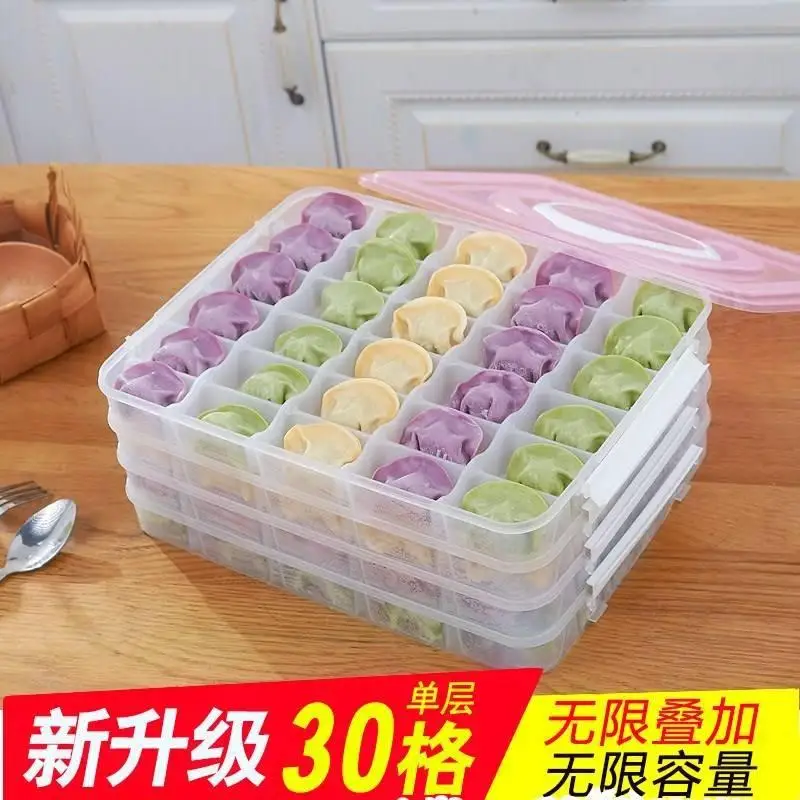 New Products Multilayer Quick-frozen jiao zi he Refrigerator Freshness Storage Boxed Frozen Dumplings of Put Wonton Dumplings Tr
New Products Multilayer Quick-frozen jiao zi he Refrigerator Freshness Storage Boxed Frozen Dumplings of Put Wonton Dumplings Tr