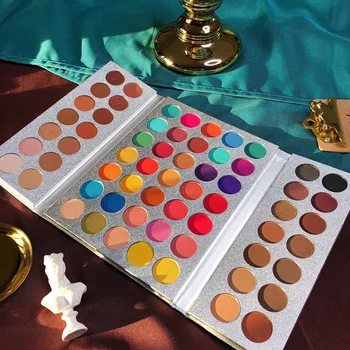63 Colors Shimmer Pigment Eyeshadow Pelette Artist Nude Matte Eye Shadow Powder Makeup Mineral Lasting Waterproof Eyeshadow Kit
63 Colors Shimmer Pigment Eyeshadow Pelette Artist Nude Matte Eye Shadow Powder Makeup Mineral Lasting Waterproof Eyeshadow Kit
