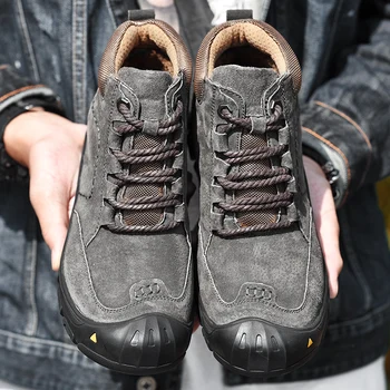 Winter Men Safety Work Boots Warm Plush Fur Mens Labor Insurance Puncture Proof Snow Boot Man Genuine Leather Fashion Sneakers
Winter Men Safety Work Boots Warm Plush Fur Mens Labor Insurance Puncture Proof Snow Boot Man Genuine Leather Fashion Sneakers