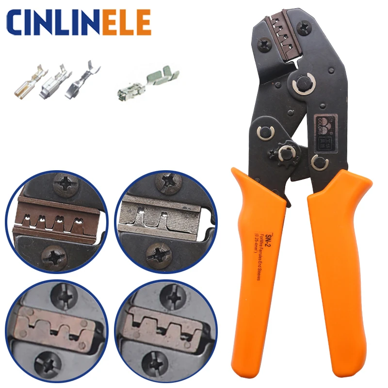 DuPont Terminals Crimper And Interchangeable Dies Wire Crimping Tools Ratcheting 7Inch SN-28B SN-48B SN-2 SN-01BM
DuPont Terminals Crimper And Interchangeable Dies Wire Crimping Tools Ratcheting 7Inch SN-28B SN-48B SN-2 SN-01BM