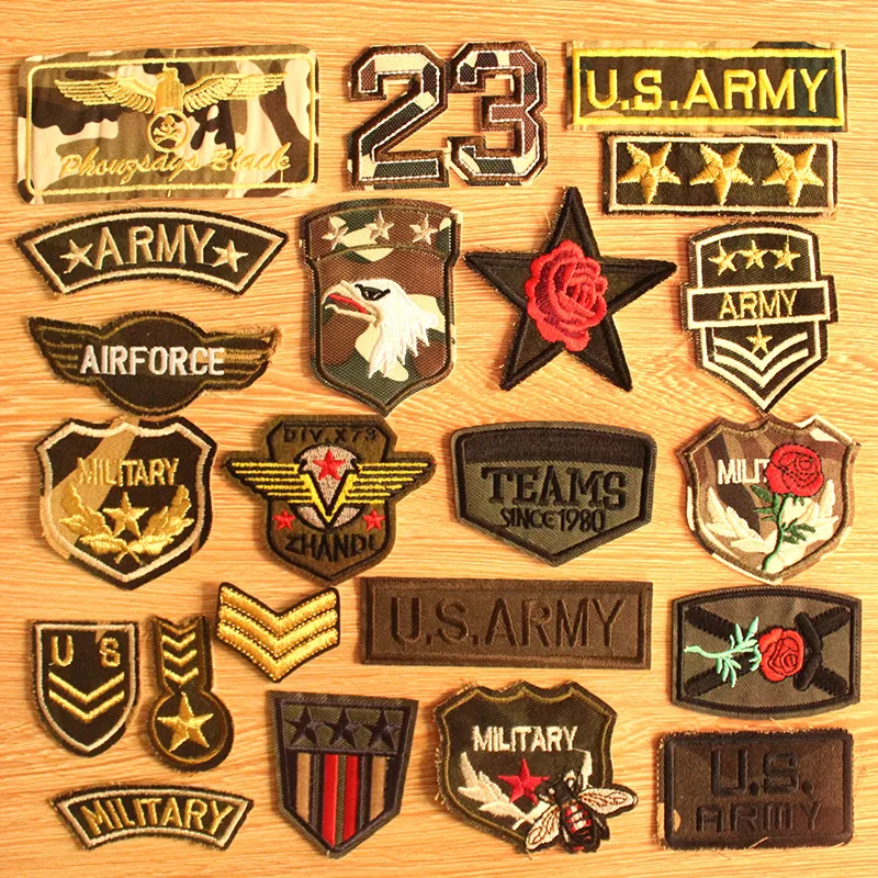 Camouflage Army Patch Hook Loop Embroidered Patches For Clothing Iron on Patches On Clothes Tactical Patch Military Badge Stripe
Camouflage Army Patch Hook Loop Embroidered Patches For Clothing Iron on Patches On Clothes Tactical Patch Military Badge Stripe