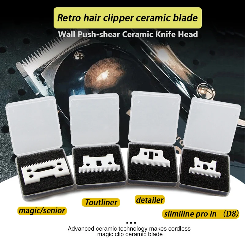 Hair clipper blade replacement ceramic knife, 24/28/32 teeth, for wahl/andis replacement blade, durable and fast cutting
Hair clipper blade replacement ceramic knife, 24/28/32 teeth, for wahl/andis replacement blade, durable and fast cutting