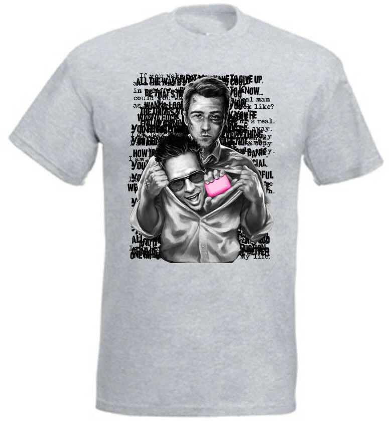 Summer 2019 Fight Club V9 T Shirt Heather Grey Movie Poster All Sizes S-3XL Pulp Fiction Streetwear John Wick
Summer 2019 Fight Club V9 T Shirt Heather Grey Movie Poster All Sizes S-3XL Pulp Fiction Streetwear John Wick