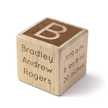 Wooden New Baby Gift Block, customized engraved Newborn Ornament, baby Memorial Cube, Nursery Decor, New Parents Gifts, keepsake
Wooden New Baby Gift Block, customized engraved Newborn Ornament, baby Memorial Cube, Nursery Decor, New Parents Gifts, keepsake