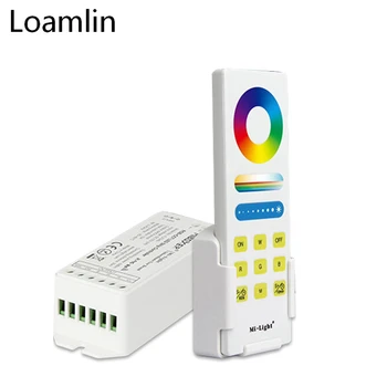 

Milight FUT045A RGB+CCT Smart LED Controller System +FUT045 15A 6A/Channel 2.4G Wireless LED Remote Control DC12~24V