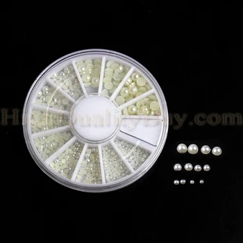 400pcs Mixed Size Acrylic Pearl Hemisphere White Pearl Nail Art Decoration Glitters Rhinestone
400pcs Mixed Size Acrylic Pearl Hemisphere White Pearl Nail Art Decoration Glitters Rhinestone