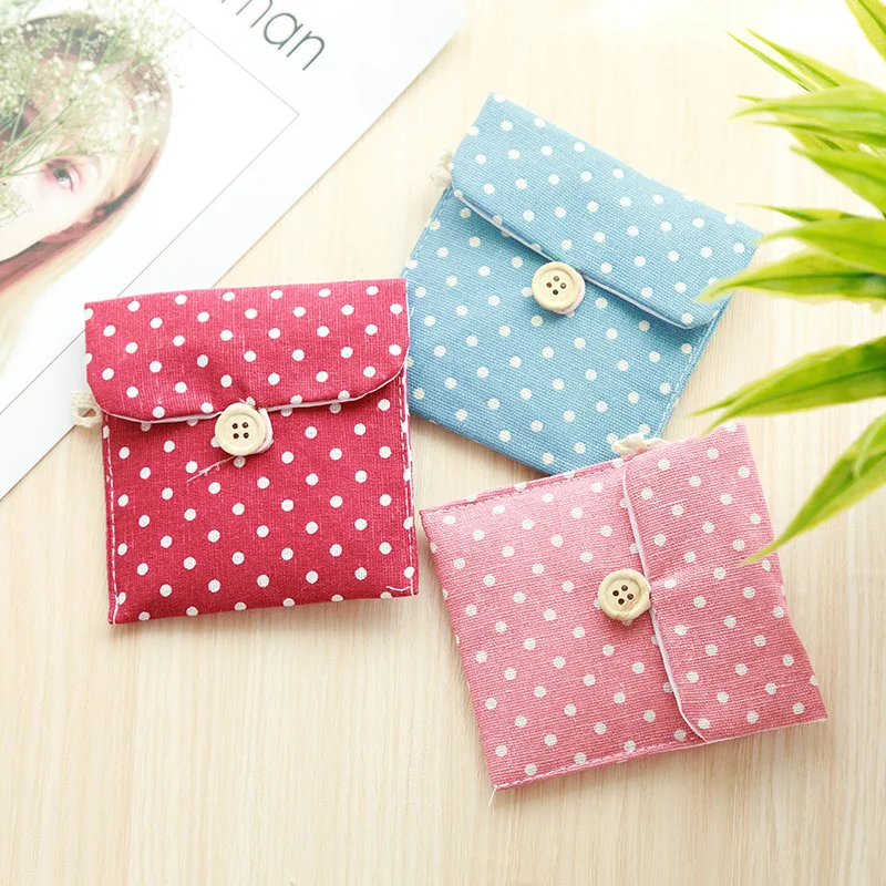 5 Color Dot Square Cotton Linen Sanitary Pad Bag Large Capacity Aunt Towel Bag Button Type Open Sanitary Napkin Storage Bag
5 Color Dot Square Cotton Linen Sanitary Pad Bag Large Capacity Aunt Towel Bag Button Type Open Sanitary Napkin Storage Bag