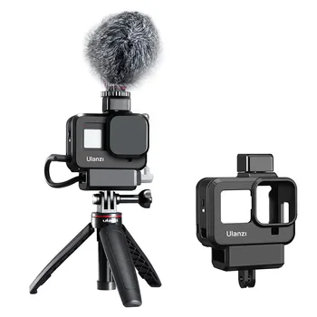 Ulanzi G8-9 Protective Housing Case For GoPro Hero 8 Plastic Vlog Cage Cold Shoe Mount For Mic 52MM Filter Adapter Ring
Ulanzi G8-9 Protective Housing Case For GoPro Hero 8 Plastic Vlog Cage Cold Shoe Mount For Mic 52MM Filter Adapter Ring