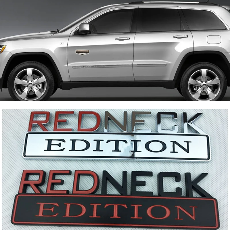 177 * 64mm Car "REDNECK EDITION" Logo Badge Sticker, for Jeep Off-road Modified Side Door Sticker, Body Sticker Decal Decoration
177 * 64mm Car "REDNECK EDITION" Logo Badge Sticker, for Jeep Off-road Modified Side Door Sticker, Body Sticker Decal Decoration