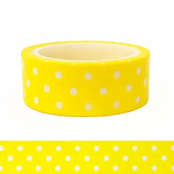 1 Pcs Hot Sale Yellow Dot Print Washi DIY Masking Paper Roll Tape Decorative Adhesive Sticker Stationery
1 Pcs Hot Sale Yellow Dot Print Washi DIY Masking Paper Roll Tape Decorative Adhesive Sticker Stationery