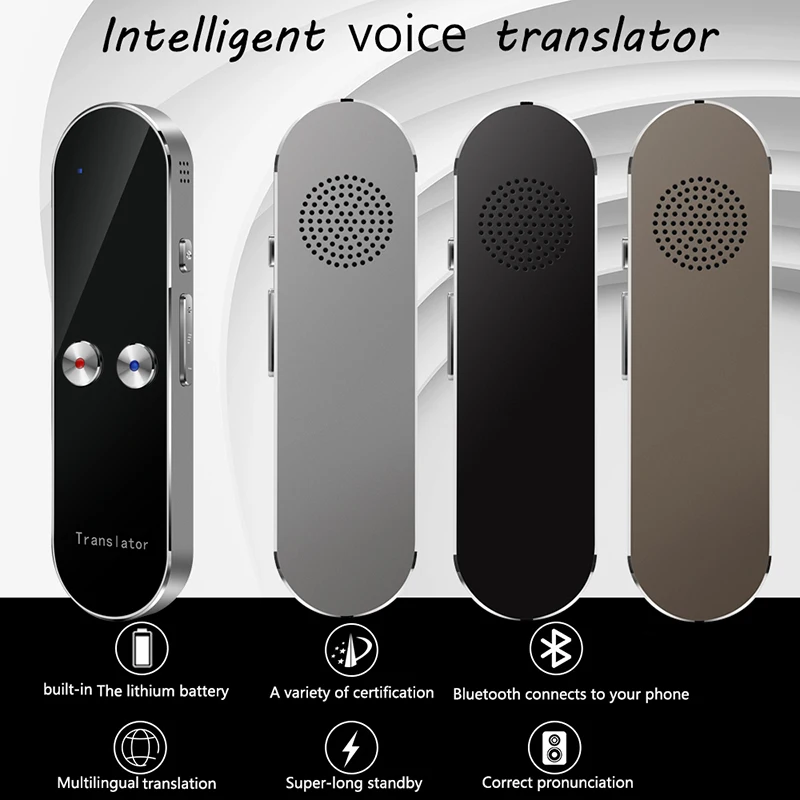 Фото Горячая Смарт-переводчик портативное устройство для голосового | Цифровые диктофоны (4000213896033)