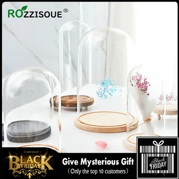 Eternal Flower Glass Cover Wood Trays Decorative Display Box Dust Cover Hand-made Anime Figure Cover Transparent Desktop Decor
Eternal Flower Glass Cover Wood Trays Decorative Display Box Dust Cover Hand-made Anime Figure Cover Transparent Desktop Decor
