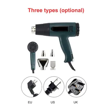 Hot Air Gun Thermostatic Plastic Welding Torch 1600W Electric Heat Gun Soldering Rework DIY Tool Heat Gun Hot Air Blower
Hot Air Gun Thermostatic Plastic Welding Torch 1600W Electric Heat Gun Soldering Rework DIY Tool Heat Gun Hot Air Blower