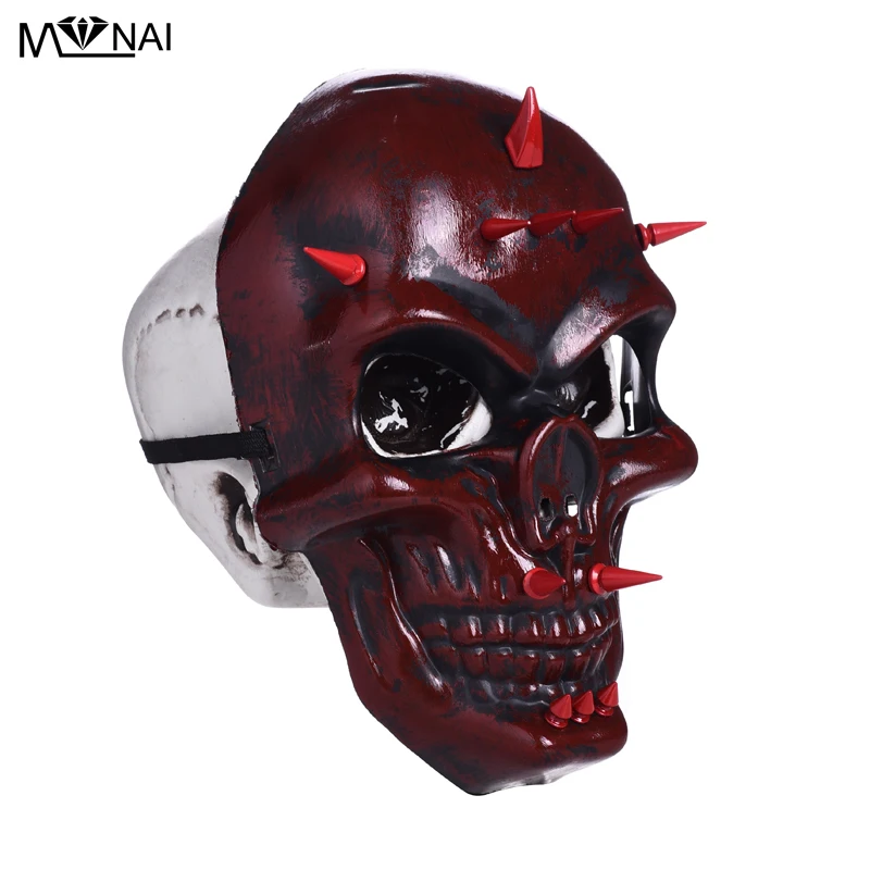 New Retro Skull Spike Men's Full Face Mask Cosplay Costume Gothic Skeleton Studs Masks Steam Punk Gothic party Accessory
New Retro Skull Spike Men's Full Face Mask Cosplay Costume Gothic Skeleton Studs Masks Steam Punk Gothic party Accessory