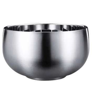 1pc Stainless Steel Double Layer Heat Insulation Bowl Anti-scald Bowl (Silver)
1pc Stainless Steel Double Layer Heat Insulation Bowl Anti-scald Bowl (Silver)
