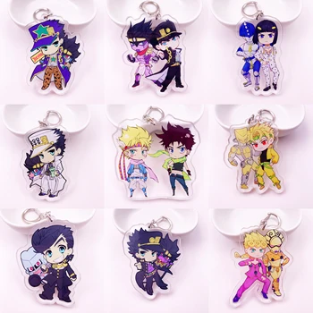 Cartoon Anime Jojos Bizarre Adventure Keychain Acrylic Key Ring Naruto/My Hero Academia Caesar Collection Gift Key Chains
Cartoon Anime Jojos Bizarre Adventure Keychain Acrylic Key Ring Naruto/My Hero Academia Caesar Collection Gift Key Chains