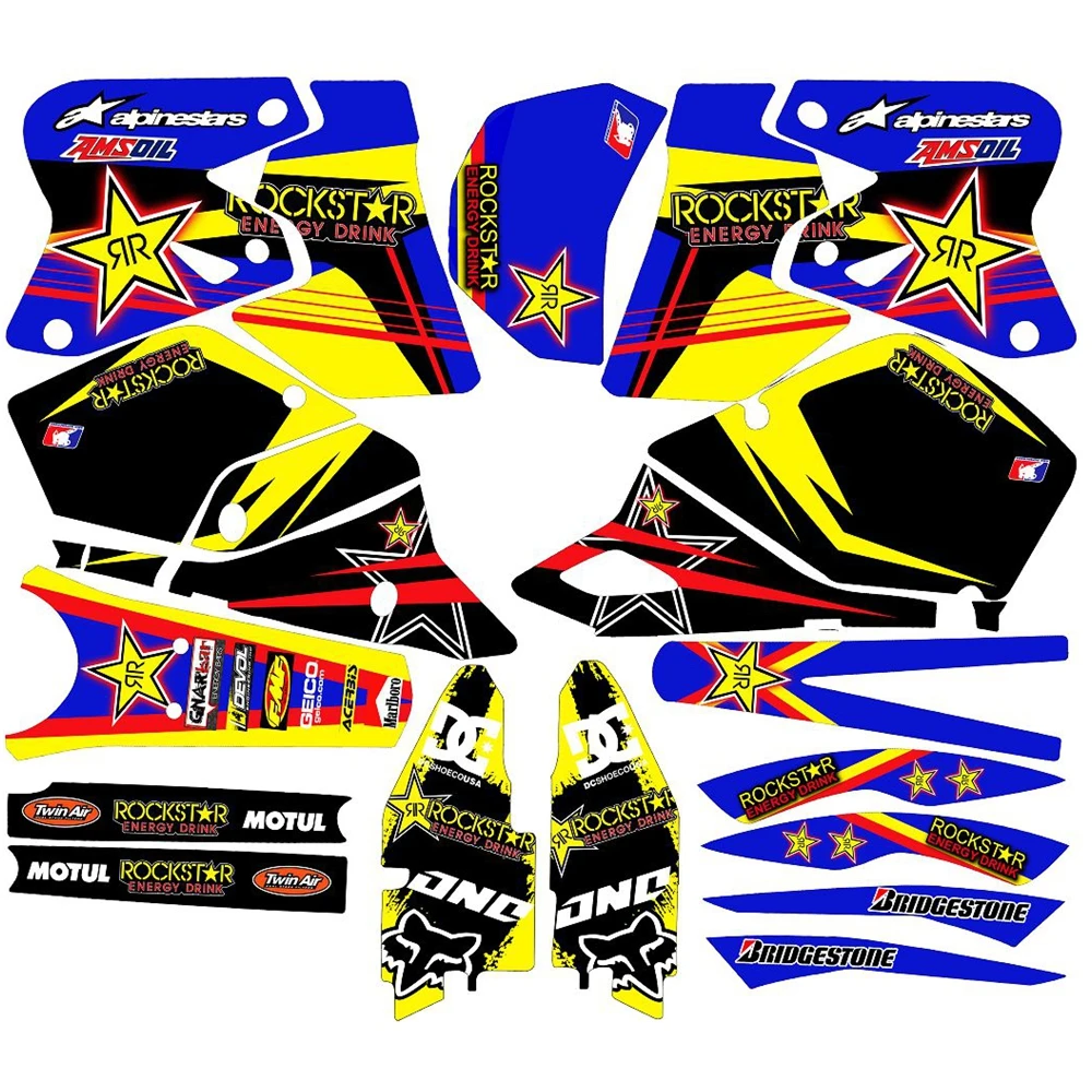 New Full Graphics Decals Stickers Custom Number Name 3M Bright Stickers Waterproof For Suzuki DRZ400SM
New Full Graphics Decals Stickers Custom Number Name 3M Bright Stickers Waterproof For Suzuki DRZ400SM
